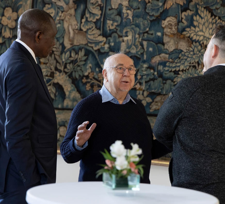 Émile Lansman na zahájení festivalu Tvůrčí Afrika. Foto Irena Vodáková