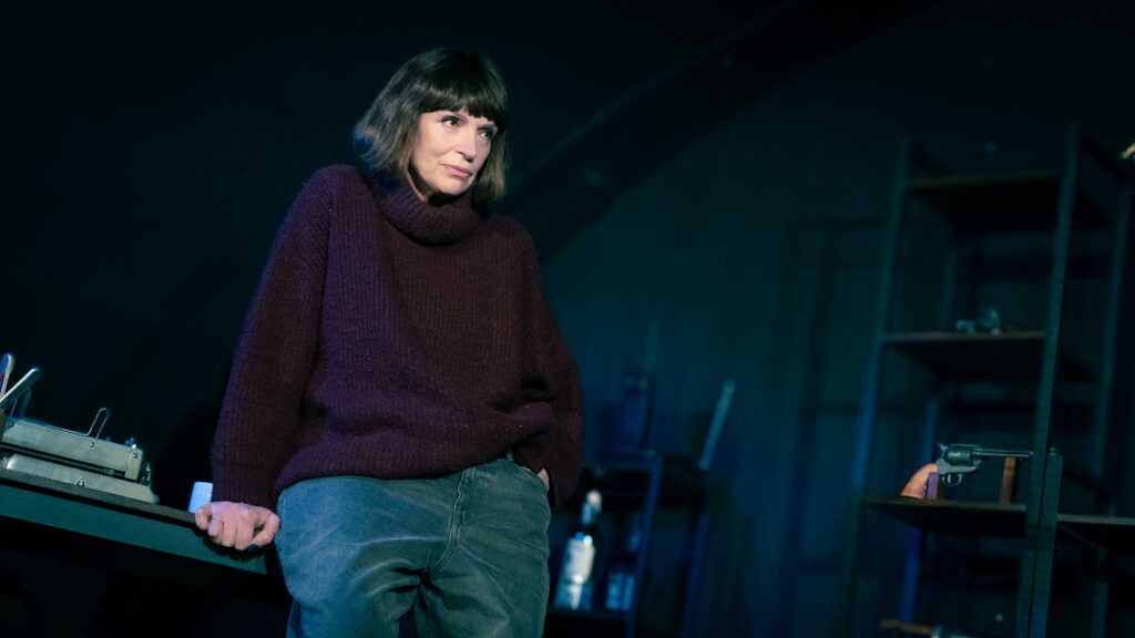 Ivana Chýlková jako Patricia Highsmith. Foto Jan Malíř